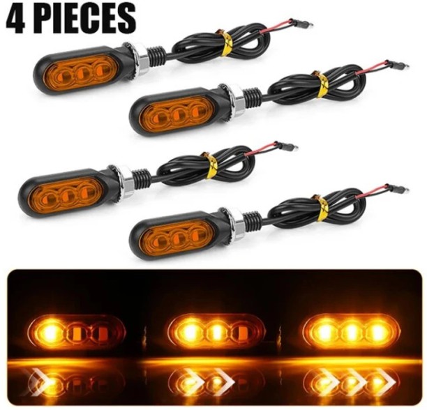 Maxpower 4pcs Amber Back Up Lamp Car LED for Honda (12 V, 1 W)