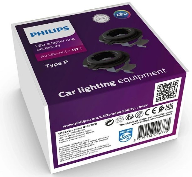 Philips RINGS Adapter Pro9000 / Pro5000 LUM11182X2 Back Up Lamp, Brake Light, Indicator Light, License Plate Light, Parking Light, Reversing Light, Side Marker, Tail Light Car, Motorbike, Truck Incandescent for TOYOTA, FORD, ISUZU, SUZUKI, VW, OPEL, MAHINDRA, RENAULT, NISSAN, BMW, MERCEDES, audi (12 V, 24 W)