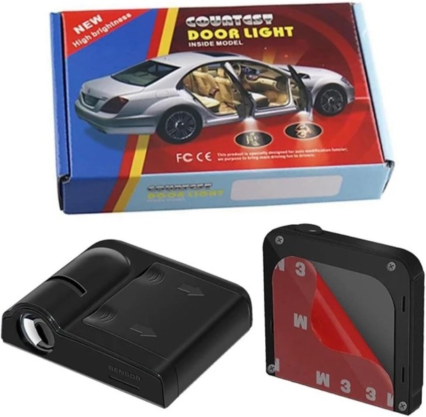 ALANES 2-Piece Wireless Car Welcome Logo Lamp Laser Projector Car Light Applicable for Chevrolet Models Side Marker car LED for car (4.5 V, 5 W)