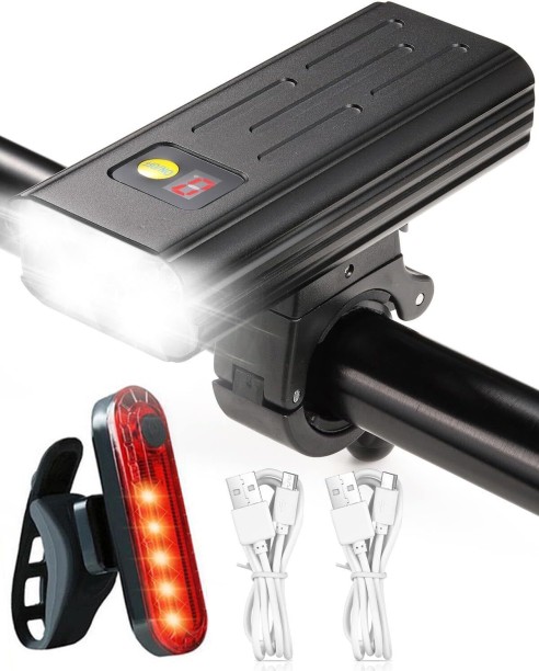 Fariedl torch，Bike Lights Front and Back Parking Light, Tail Light bike LED for bike (3.7 V, 1200 W)