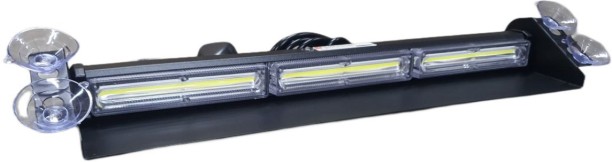 BLD LED Windscreen Emergency Vehicle Flash Warning Dash Light - 3 Strobe Warm White Dash Light generic LED for all (12 V, 54 W)