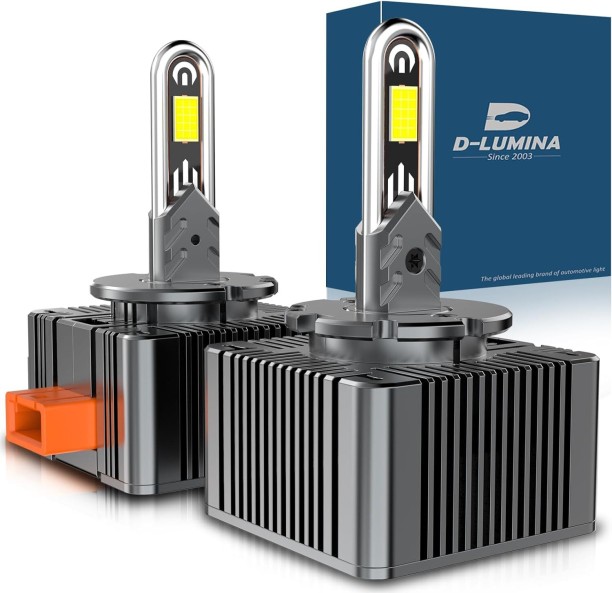 Milky Way D3S LED Car Bulbs Error Proof Canbus 170W 39000LM 600% Brightness, Replace OEM Xenon HID Bulbs Plug and Play - 2 Bulbs Headlight Normal LED for Normal (20 V, 170 W)