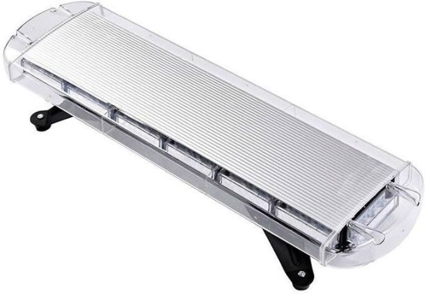 PrimePickSA 120cm White Light Vehicle Roof Top Warning Strobe Flashlight – High-Intensity LED Emergency Light Bar for Safety & Visibility Back Up Lamp Any LED for Any (12 V, 100 W)