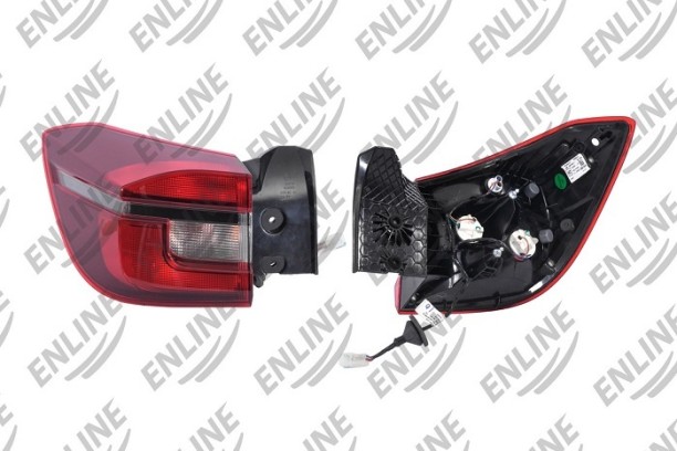 OE Left (265556VA0A) Tail Light CAR Halogen for Nissan (12 V, 55 W)