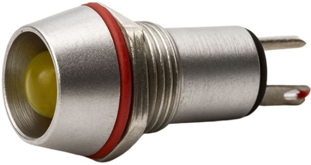 ACDC AD22C-16B-110VAC Indicator Light Panel Mount Indicator Lamp LED for Industrial Automotive (110 V, 2.2 W)