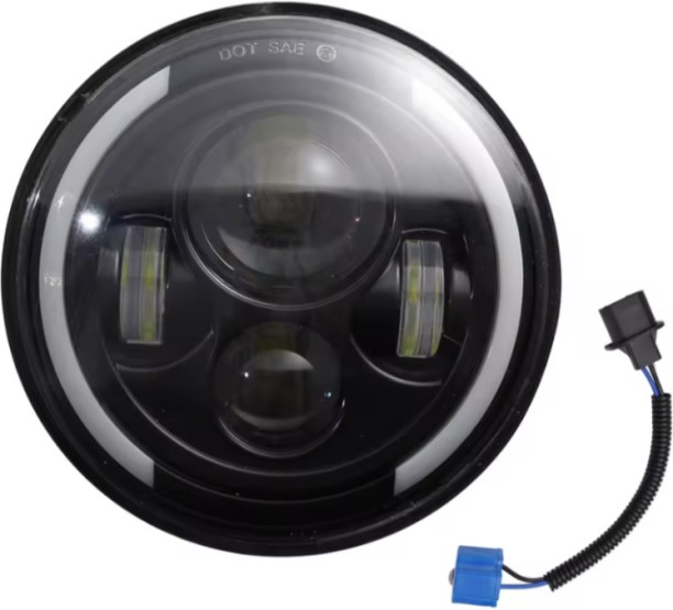 BLD Round Shaped LED Lamp Laser Projector Front Headlight Headlight generic LED for all (12 V, 60 W)