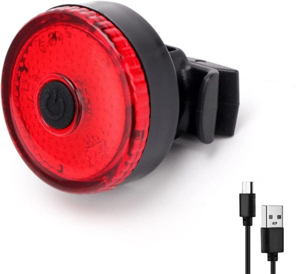 Bloo Rear Bike Light Pocket Size Bicycle Tail Light with Strap Practical Tail Light 1 LED for 1 (1 V, 40 W)