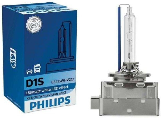 Philips D1S WhiteVision Gen2 85415WHV2C1 Headlight Car, Motorbike, Truck Halogen for TOYOTA, FORD, ISUZU, SUZUKI, VW, OPEL, MAHINDRA, RENAULT, NISSAN, BMW, MERCEDES, audi (12 V, 35 W)