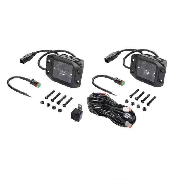 Hella HL-LEDWL-2PK Headlight Universal (suitable for most 4x4, SUV, and trucks) LED for Various (12 V, 40 W)