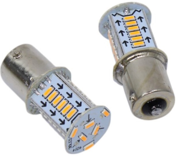 Autostyle 30-1156 Single Contact LED Bulbs (pair) Headlight, Brake Light, Indicator Light, Tail Light Car, Bike, SUV, ATV LED (12 V, 5 W)