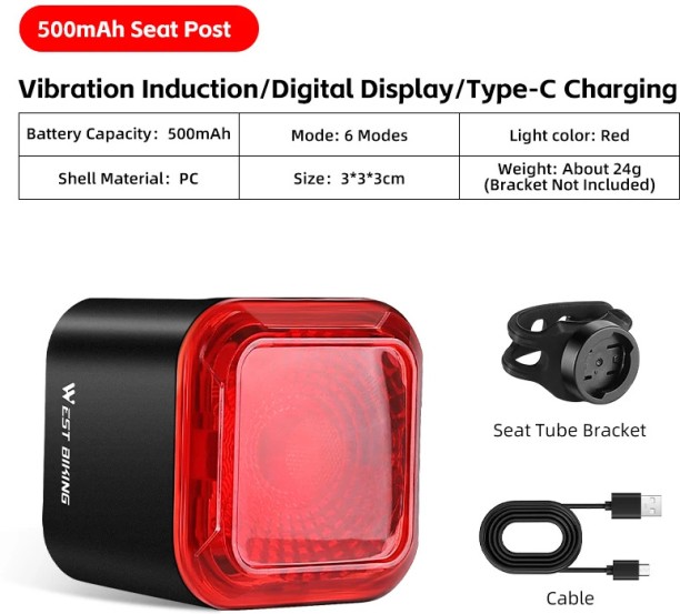 Maxpower 500mAh Seat Post Back Up Lamp Car LED for Toyota (12 V, 1 W)