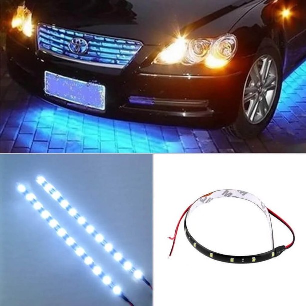 Perfect Dealz Stick On Soft LED Strip Light Interior Light All Vehicle Types LED for All Vehicle Brands (12 V, 6 W)