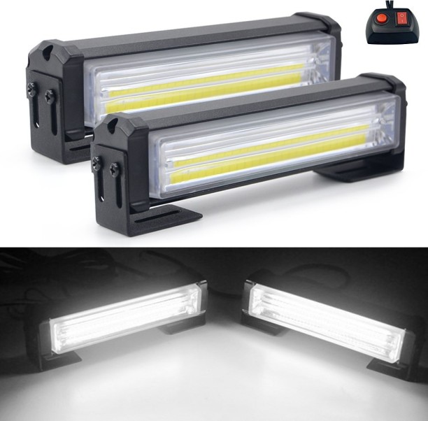 Royal Emperor Cool White COB LED Flash Strobe Grille Bumper Cluster Lights 12V. Side Marker All Types 12V LED for All Types 12V (12 V, 40 W)