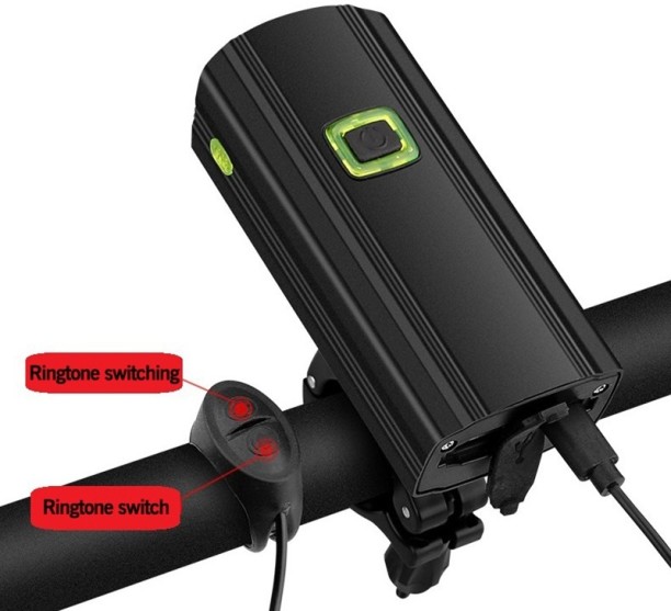 Aerbes AB-ZX06 Dual Light Source Horn Bicycle Headlight Fog Lamp Bicycle LED for Bicycle (0 V, 0 W)