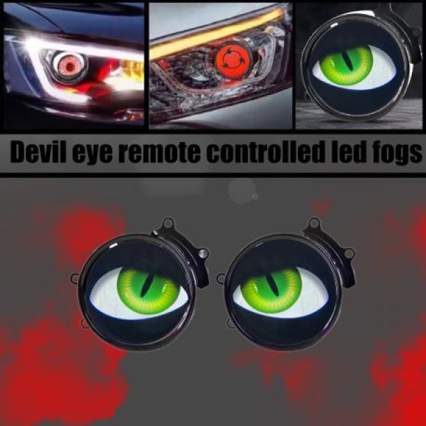 top sale trader 3-Inch LED Animated Multi Mode Demon Eye Fog Light Headlight universal LED for universal (12 V, 5 W)