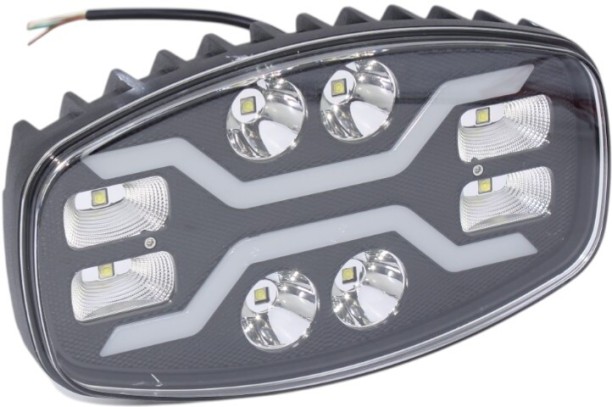 AutoStyle Universal 9″ 800w LED Truck Lamps – 22x14cm (each) Fog Lamp Truck LED (12 V, 800 W)
