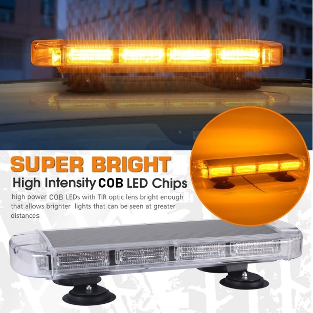 Royal Emperor Amber Orange Yellow 600mm Vehicle Roof Top Emergency Hazard Warning Flash Strobe Light Bar. Back Up Lamp All Types LED for All Types (12.24 V, 120 W)