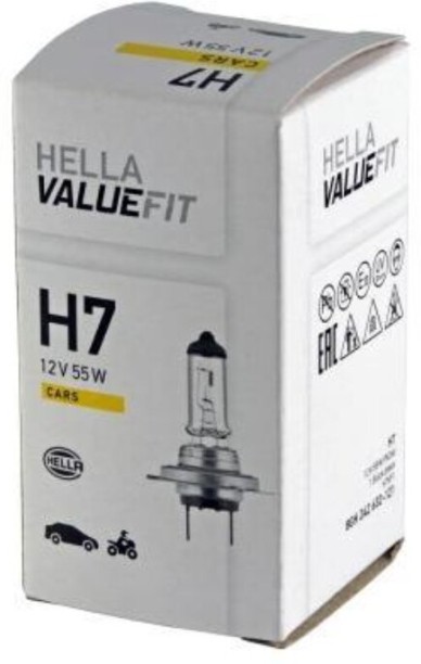 Hella Valuefit H7 Headlight Bulb Halogen for Halogen Headlights (12 V, 55 W)