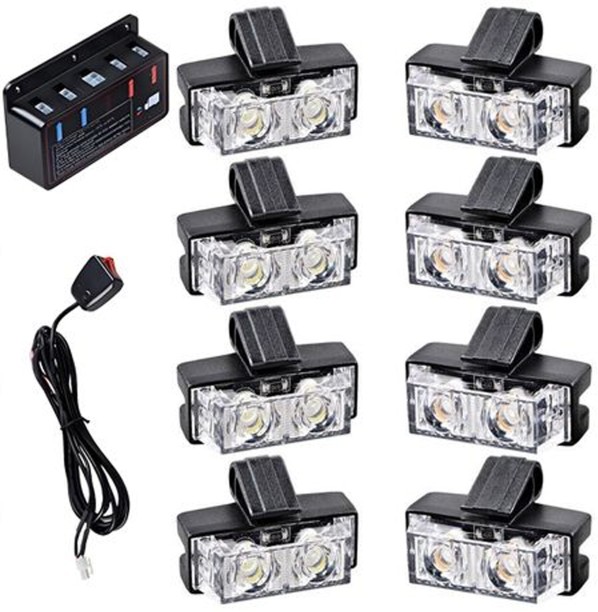 MUST Emergency Warning Lights Headlight, Indicator Light Universal LED (12 V, 16 W)