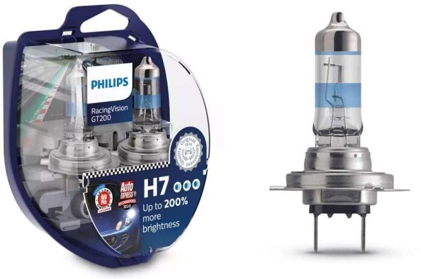 Philips H7 RacingVision GT200 12972RGTS2 Headlight Car, Motorbike, Truck Halogen for TOYOTA, FORD, ISUZU, SUZUKI, VW, OPEL, MAHINDRA, RENAULT, NISSAN, BMW, MERCEDES, audi (12 V, 55 W)