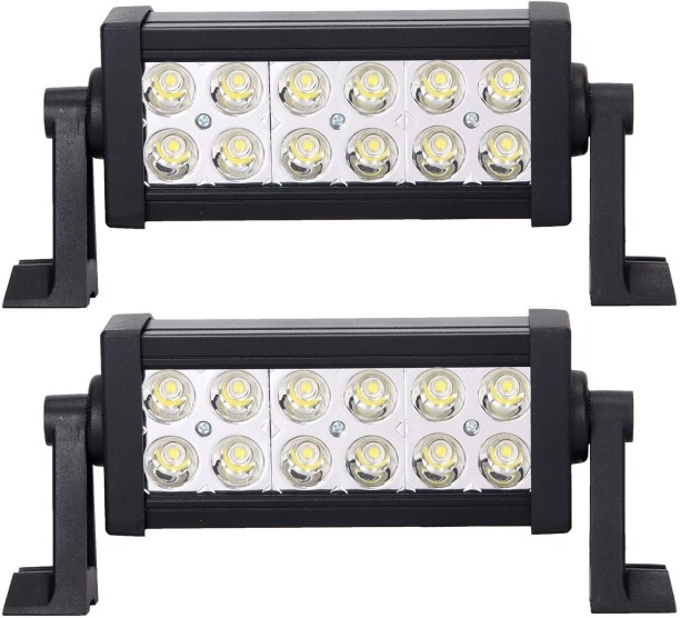 Royal Emperor Double Pack (Pack Of 2) Premium Vehicle Boat 36W 3D Lens Double Row LED Light Bars With Spot Beam 10V~32VDC (Twin Pack). Back Up Lamp, Headlight, Fog Lamp All Types LED for All Types (10.32 V, 36 W)