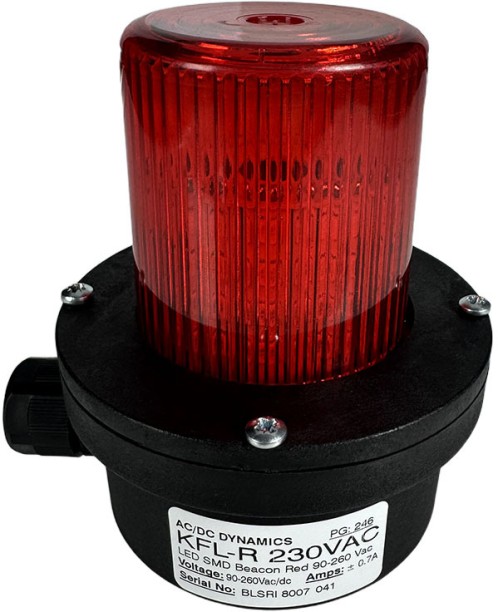 ACDC KFL-R 230VAC Back Up Lamp Industrial Incandescent for 1 (260 V, 25 W)