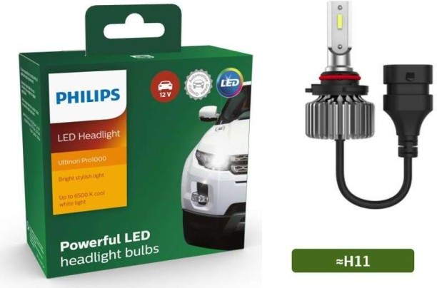 Philips H11 Ultinon Pro1000 11362U1000X2 Headlight Car, Motorbike, Truck LED for TOYOTA, FORD, ISUZU, SUZUKI, VW, OPEL, MAHINDRA, RENAULT, NISSAN, BMW, MERCEDES, audi (12 V, 20 W)