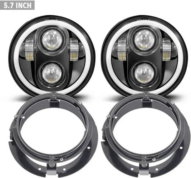 Max Motorsport JHL-SMK-CMB3 Headlight Jeep Style LED for Jeep (24 V, 24 W)