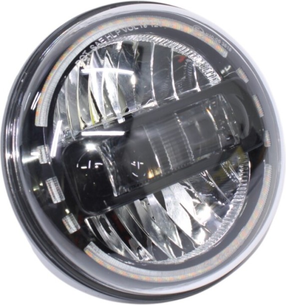 AutoStyle 7″ LED Round High/Low Lamps (70/50w) 6500k – 2300lm/3600lm (pair) Fog Lamp Car, Truck LED (12 V, 70 W)