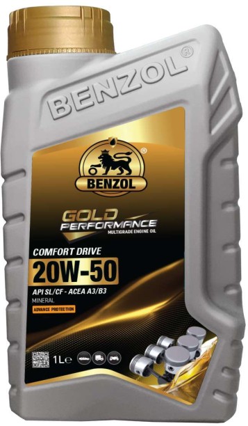 BENZOL Comfort Drive 20W50 SL/CF A3/B3 1Lt