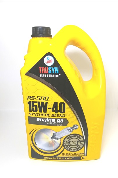 Klenz RS-500 (15W-40) Engine Oil - Synthetic Blend