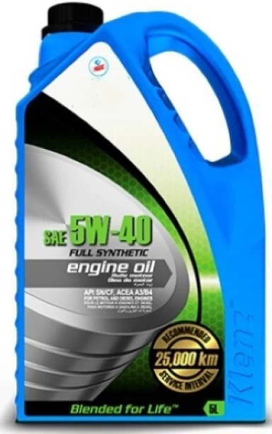 Klenz SAE 5W-40 Engine Oil - Full Synthetic