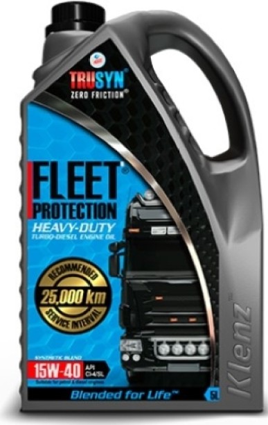 Klenz SAE 15W40 Fleet Engine Oil - Synthetic Blend