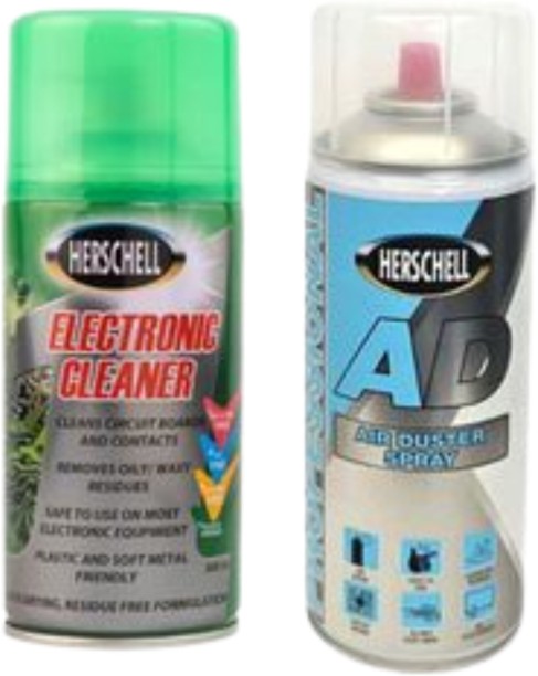 Herschell Electronic Cleaner and Airduster Combo, 400ml each