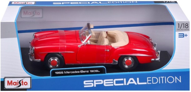 Maisto 1/18 Mercedes- 190SL 1955 - Red
