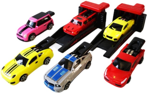 Umlozi Blow Cars & 2 Launchers - Set of 6 Original Cars - Unboxed