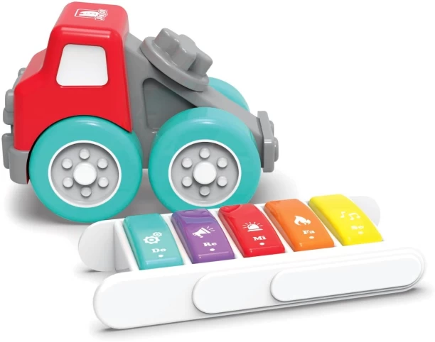 BB Junior Drive 'N Rock - Fire Truck with Piano