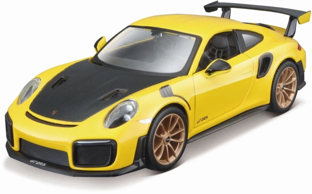 Maisto 1/24 Porsche 911 GT2 RS (Kit) - Yellow