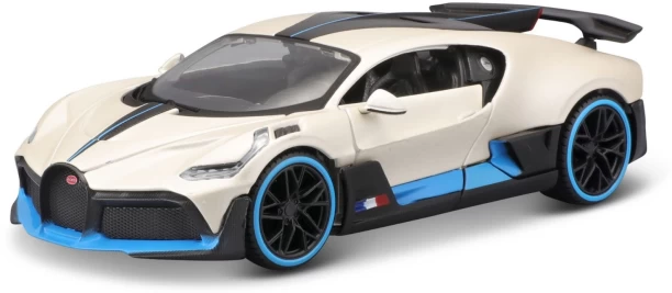 Maisto 1/24 Bugatti Divo - White/Blue (19cm Long)