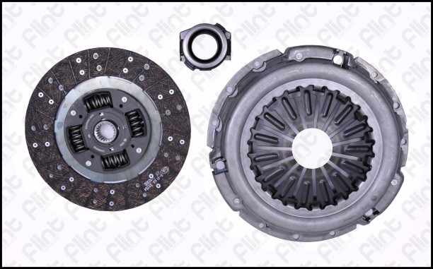 FLINT CLK808WE(R404MK) Clutch Kit (2-Year Warranty) HiLux 2.5 VIGO D4D 05 HiLux Prado 2.5 D4D 05- 2KD-FTV (4.0mm Recess) Metal for  Toyota Hilux D4D 2.5/3.0 2005+::Toyota Fortuner D4D 2.5/3.0 2005+::Toyota Prado D4D 2.5/3.0 2005+::Toyota Quantum D4D 2.5/3.0 2005+ Clutch Repair Kit for  Car