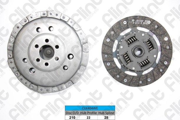 FLINT CLK404WE(R202MK) Clutch Kit (2-Year Warranty) VW Golf-3 Golf-4 1.6 1.8Golf 3 & 4 1.6 Jetta 3 & 4 1.6 1.8 92- Golf-3 Jetta-3 GTi CLi 2.0 8V 93-99 Metal for  VW Golf3/Golf4/Jetta3/Jetta4 1.6/1.8 92+ Clutch Repair Kit for  Car