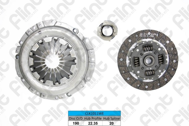 FLINT CLK1011WE(R540MK) Clutch Kit (2-Year Warranty) Mazda-2 1.3 1.5Mazda-2 1.3 1.5 BZ 08-15 Mazda Etude 1.3 1.5 1.6 01- Metal for  Mazda2 1.3/1.5 2008+::Mazda Etude 1.3/1.5 2001+ Clutch Repair Kit for  Car