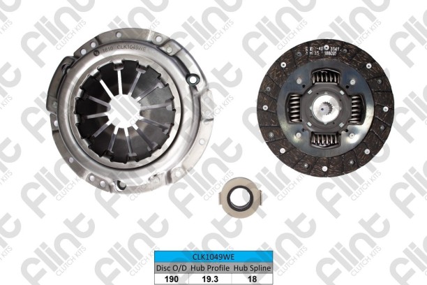 FLINT CLK1049WE(R554MK) Clutch Kit (2-Year Warranty)Swift 1.5i 05-1Swift-3 1.5i GL GLS vvt M15A 05-11 Metal for  Suzuki Swift 1.5i GL/GLS 2005-2011 Clutch Repair Kit for  Car