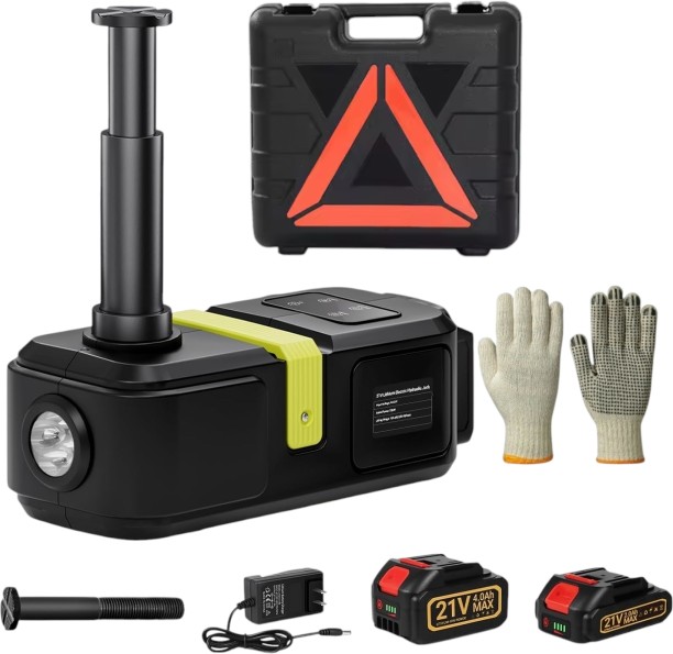 ZQI 21V Cordless Electric Car Jack 5 Ton Lithium Hydraulic Lifting Car Jack Vehicle Jack