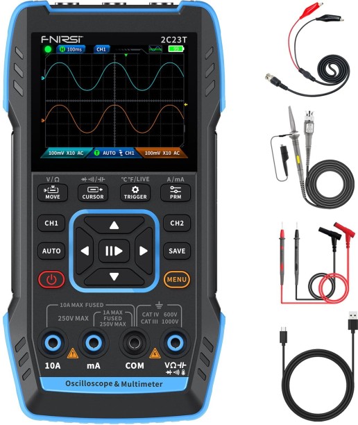 Flycross 3-in-1 handheld oscilloscope multimeter DDS generator Brass for  1 Brake Master Cylinder Repair Kit for  Car