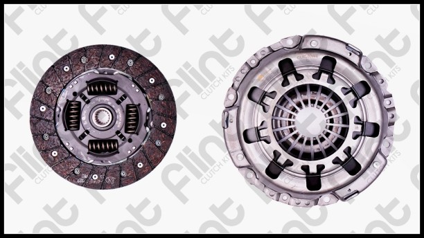 FLINT CLK580WE(R290MK) Clutch Kit (2-Year Warranty) Ford Fiesta Bantam Figo 1.3 1.4Bantam Ikon 1.3 1.6 Fiesta 1.3 RoCam 1.4i 04- Ford Figo 1.4 10-15 Excl CSC Premium Clutch Metal for  Ford Figo 1.3/1.4::Ford Bantam/Fiesta/Ikon 1.3/1.6 2004+ Clutch Repair Kit for  Car