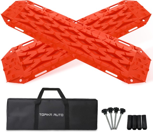 Topika Recovery Boards, 10T Load, Off-Road Traction for Sand & Mud - 2 Piece - Red Rubber for  all Brake Caliper Repair Kit for  Car