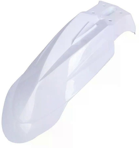 JH 9442111314491 Basic Twin-tube (WHITE)Universal Motorcycle Front Fenders Splash Fender Accessories compatible for Honda Yamaha Suzuki for  universal Shock Absorber for  motobike