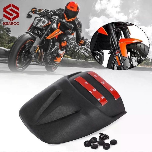 KN 9442111252946 Basic Twin-tube Motorcycle Front Mudguard Fender Extender Extension compatible for DUKE 790 Duke790 2018 2019 2020 2021 for  universal Shock Absorber for  motobike