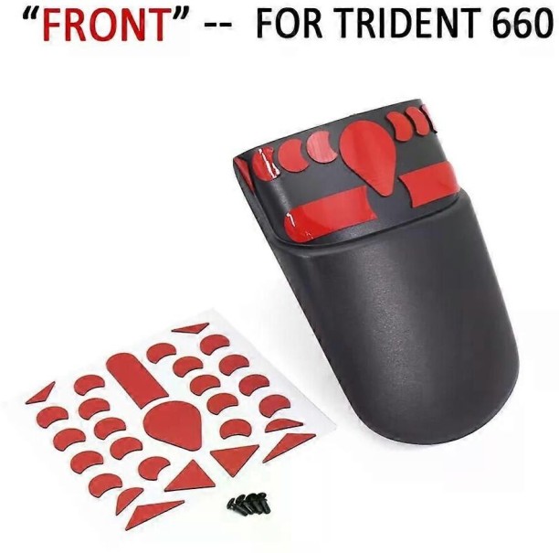Bike Spare Parts 9442111306878 Basic Twin-tube (Front fender)Applies to For Trident 660 Trident660 2021 Rear Fender NEW Motorcycle Extender Mudguard for  universal Shock Absorber for  motobike